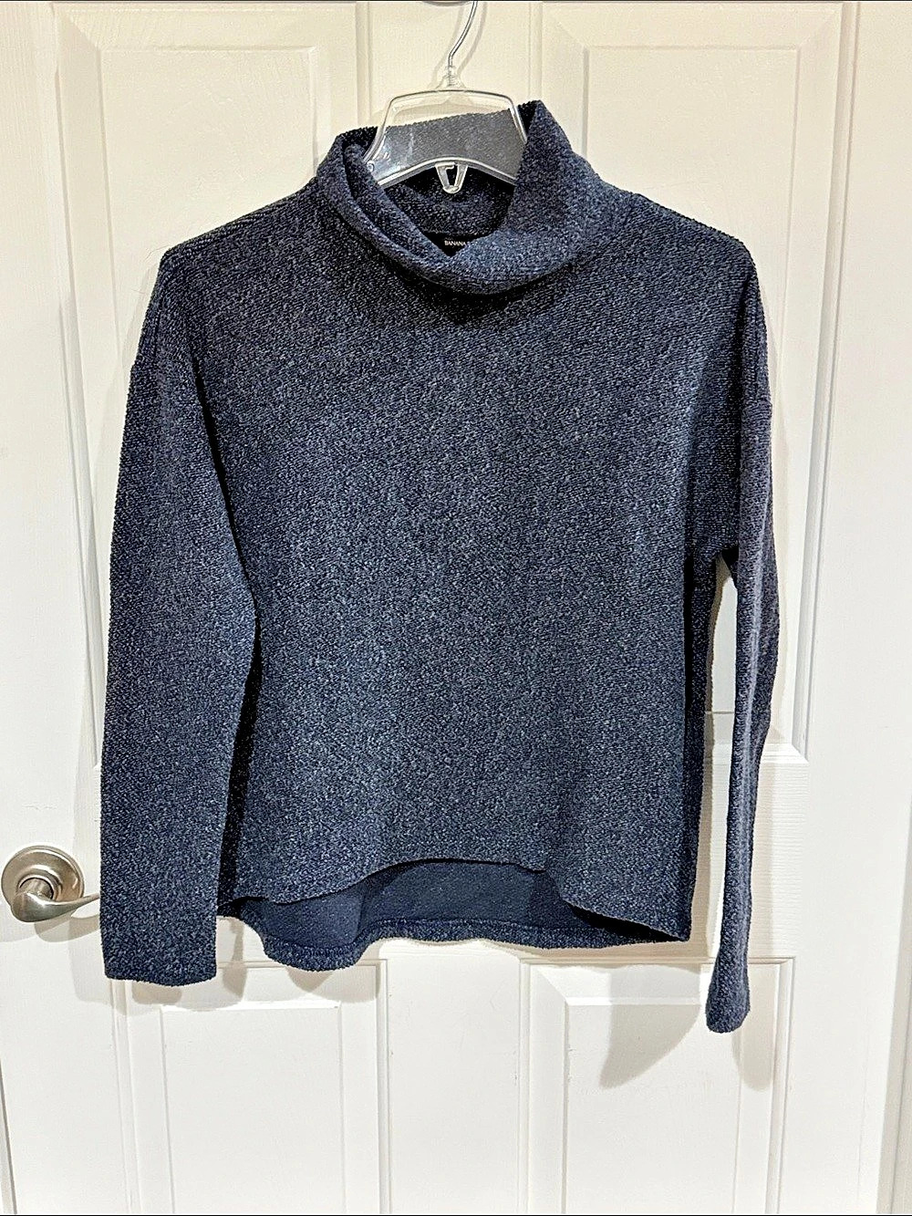 Banana Republic Cowl Neck Sweater in Blue Size XS BL5